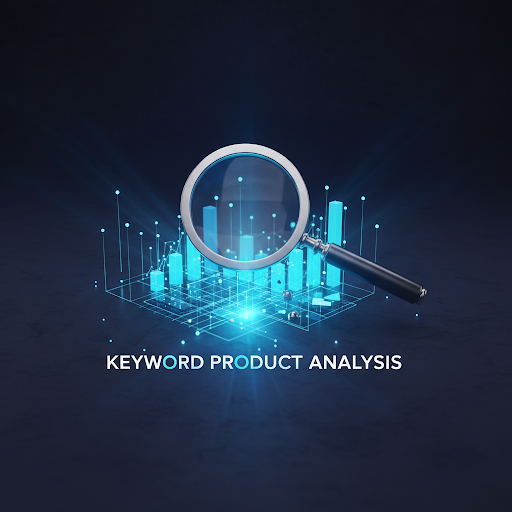 키워드 상품 분석 3D 일러스트